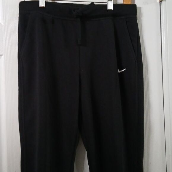 Nike  DRI FIT black sweatpants joggers drawstrings Sz M NWOT - Picture 3 of 7